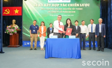 Secoin & Trường Đại học Nguyễn Tất Thành ký kết hợp tác chiến lược, thúc đẩy phát triển bền vững